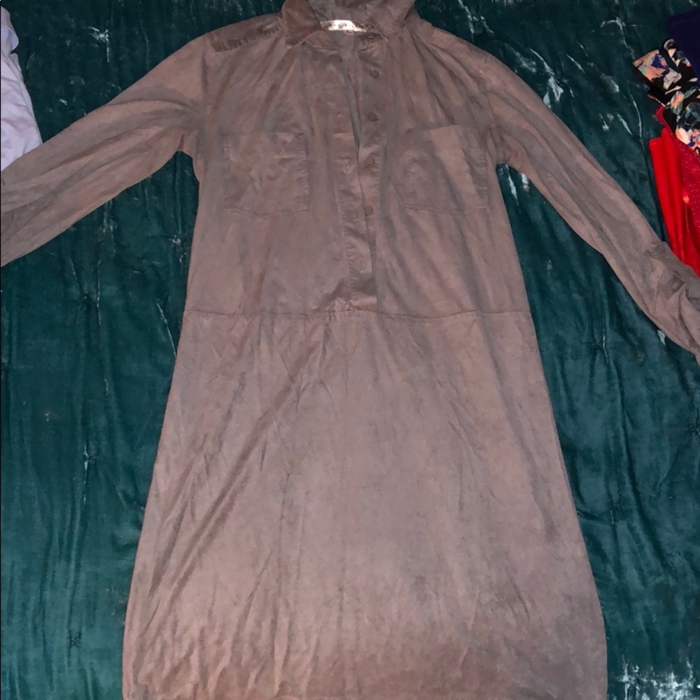Suede Dress